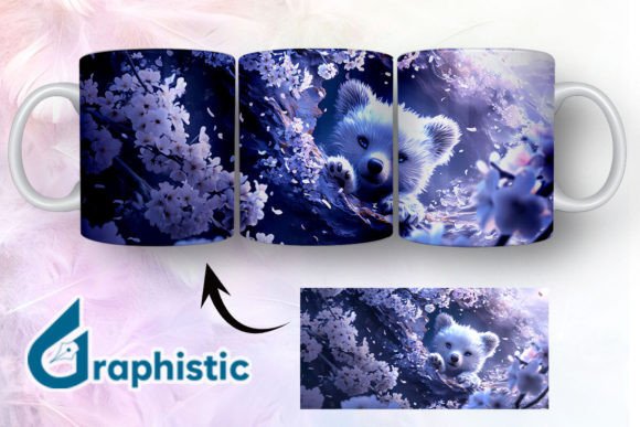 Bear Floral Break Through Mug Wrap 01 Review
