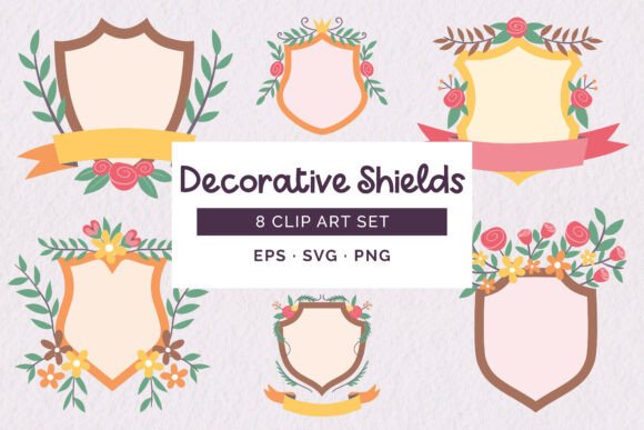 Colorful Floral Decorative Shields Review
