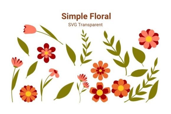 Cute Simple Floral Graphics for Handmade Creations