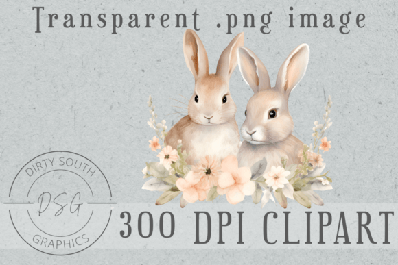Floral Boho Easter Bunnies - A Graphic Illustration Review