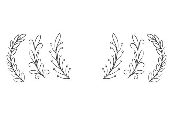 Floral Branches Decorative Doodle Plant Review