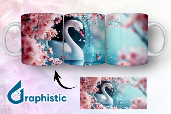 Floral Swan Break Through Mug Wrap 14 Review