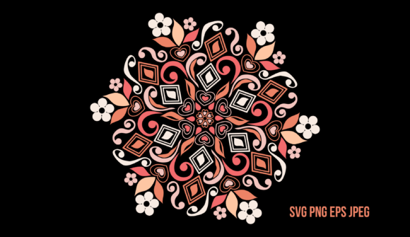 Floral Whirl Graphics for Handmade Creations