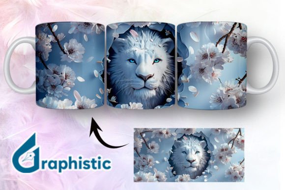 Lion Floral Break Through Mug Wrap 20 Review