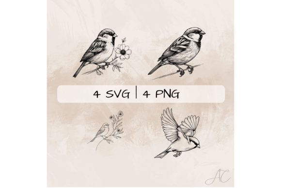 Sparrow SVG Bundle for Branding and Marketing