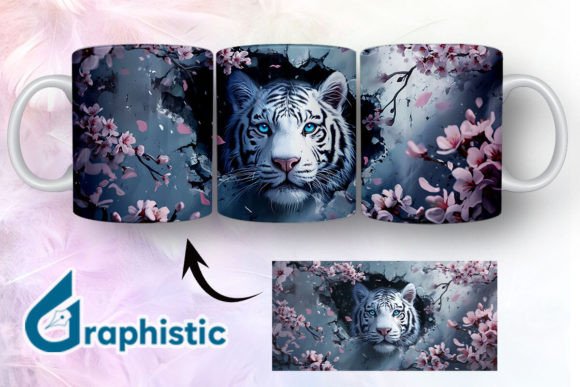 Tiger Floral Break Through Mug Wrap 04 Review