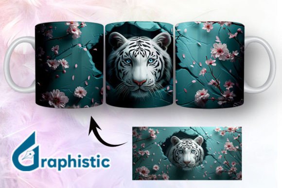 Tiger Floral Break Through Mug Wrap 06 Review