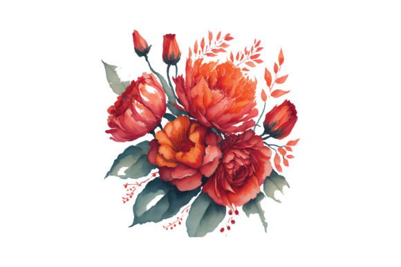 Watercolor Floral Graphics for Branding and Marketing