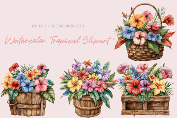 Watercolor Flower Basket Embroidery Design Review